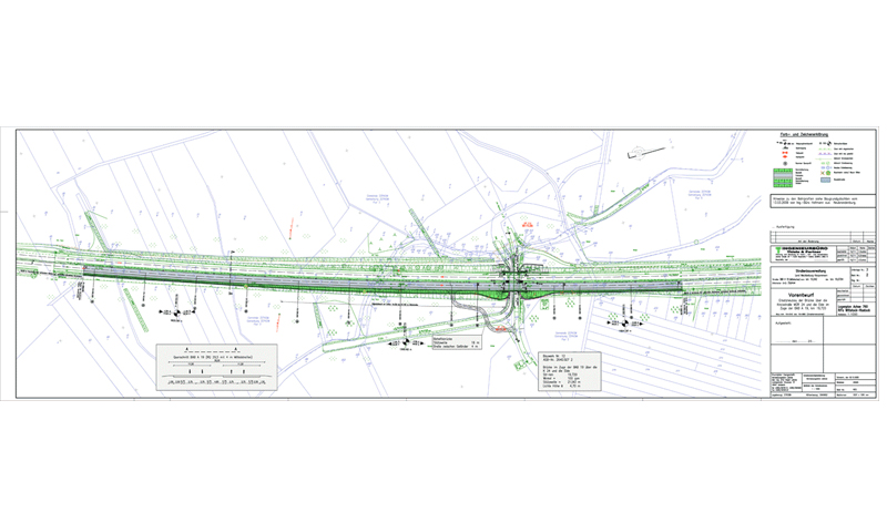 Bundesautobahn A 19 bei Zepkow